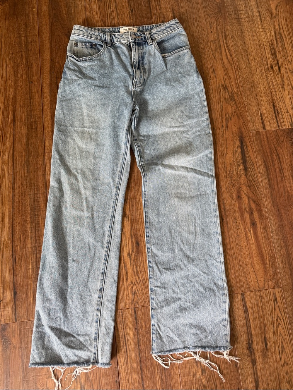Sportsgirl Light Blue Straight-Leg Jeans